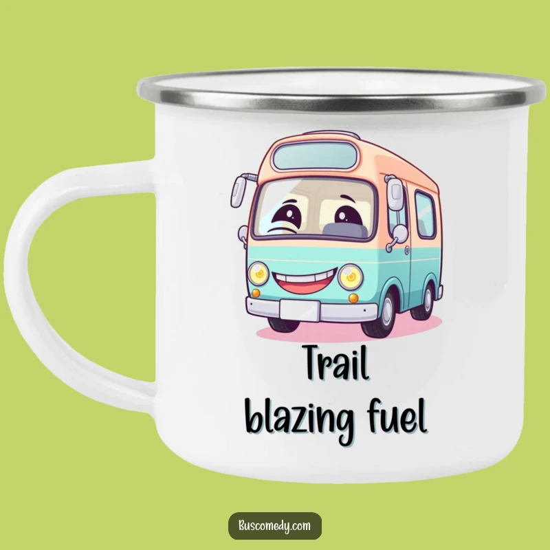 Funny Winking Bus Camping Mug: Adventure with a Smile, a Funny Gift