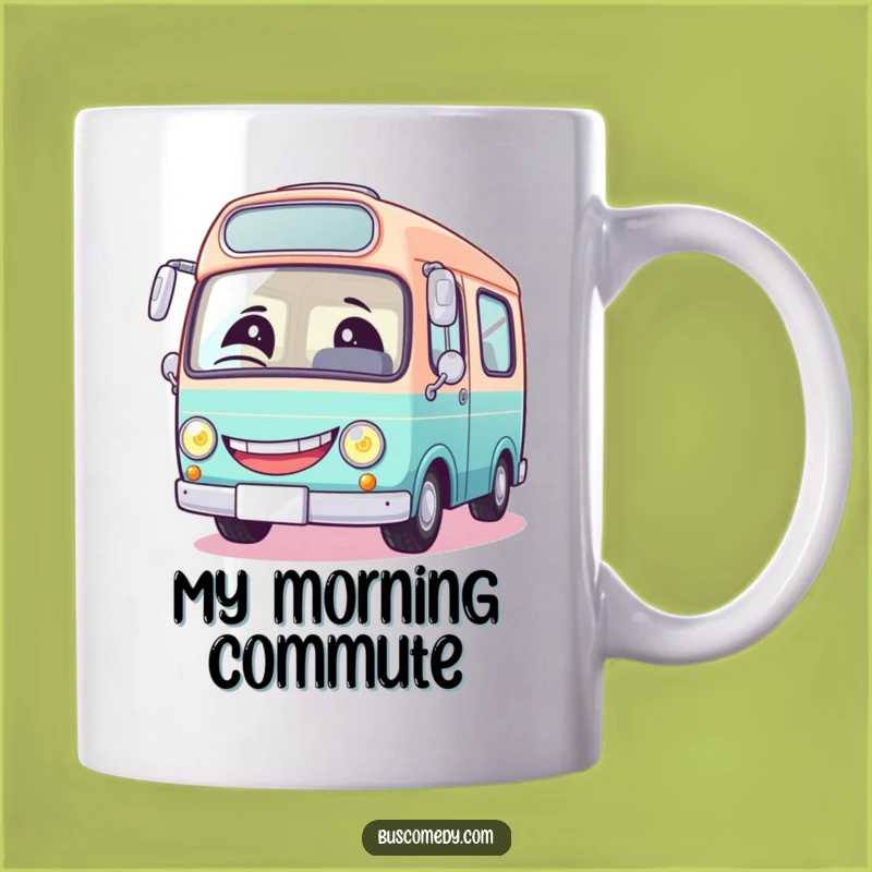 Funny Winking Bus Mug: A Hilarious Gift for Anyone Who Loves Cheeky Vehicles