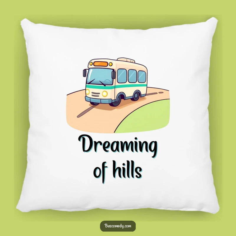 Funny Rolling Bus Pillow: Cozy Comfort on the Go