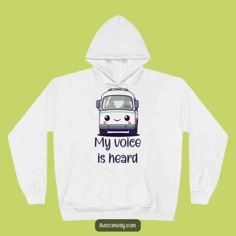 Cozy Funny Bus Honking Hoodie: Warmth & Automotive Fun