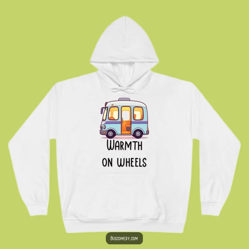 Cozy Glow Bus Hoodie: Friendly Illuminating Bus Sweatshirt, Perfect Comforting Gift!