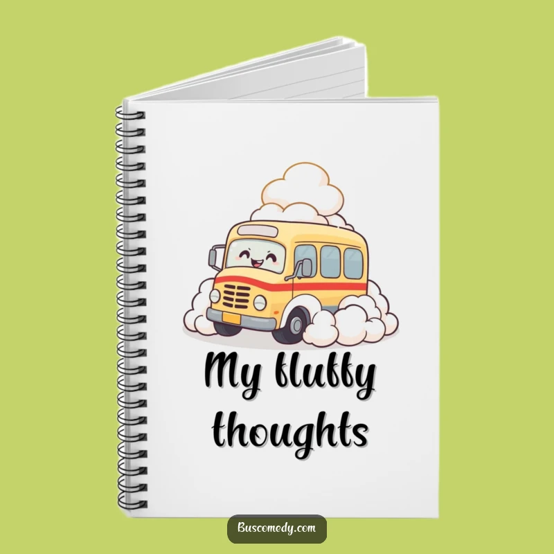 Funny Bus Cloud Giggle Notebook: Jot Down Your Thoughts with Hilarious Whimsy