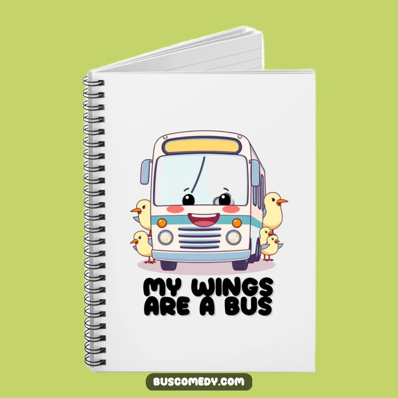 Funny Bus Towed by Birds Notebook: Jot Down Ideas with This Hilarious, Quirky Journal!