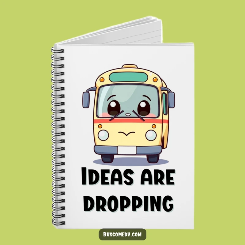 Funny Kawaii Bus Notebook: Giggling Surprise Jotting - Ideal Funny Gift!