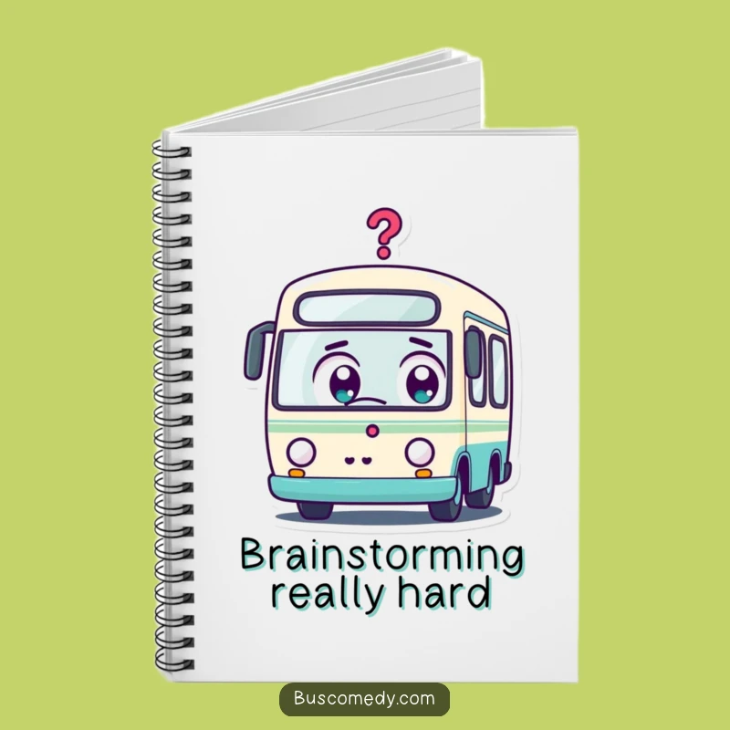 Funny Kawaii Bus Surprise Notebook: Jot Down Your Puzzling Thoughts