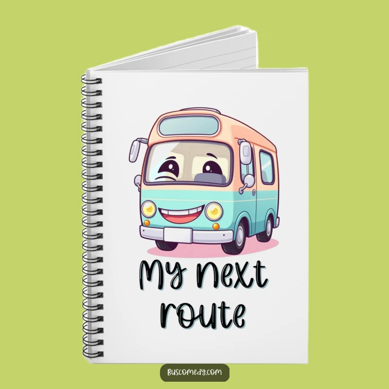 Funny Winking Bus Notebook: Jot Down Ideas with a Smile, a Funny Gift