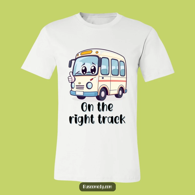 Funny Kawaii Bus Thumbs Up Tee: Spread Positivity with This Cheerful Shirt