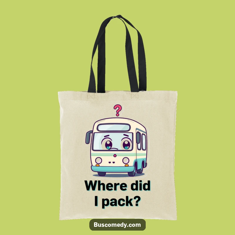 Funny Kawaii Bus Surprise Tote Bag: Carry Your Ponderings in Style